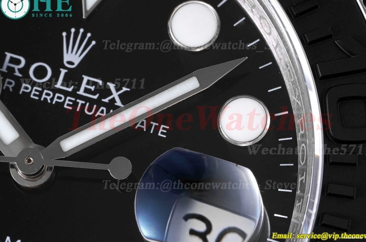 42mm JVSF VR3235 YachtMaster SS 904L Blk 226659 RU 0409